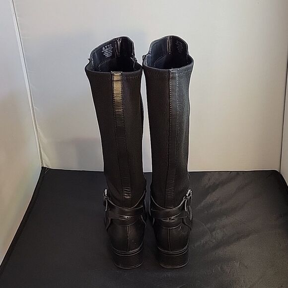 FRANCO SARTOL-COUNTRY WOMEN"S ROUND TOE LEATHER KNEE LENGTH BOOT - Picture 7 of 12